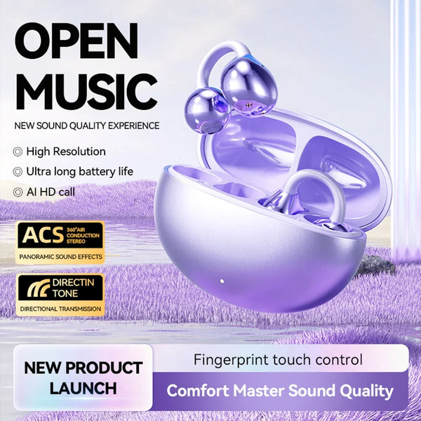 Smart AI Real-Time Two-Way Earbuds Long Battery Life 144 Languages Translator Device Translation Earphones for Android and IOS