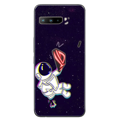 For Asus Rog Phone 3 ZS661KS Case Black Silicone Soft TPU Back Cover for Asus Rog Phone 3 Case ZS661KS Phone Cases Coque Funda