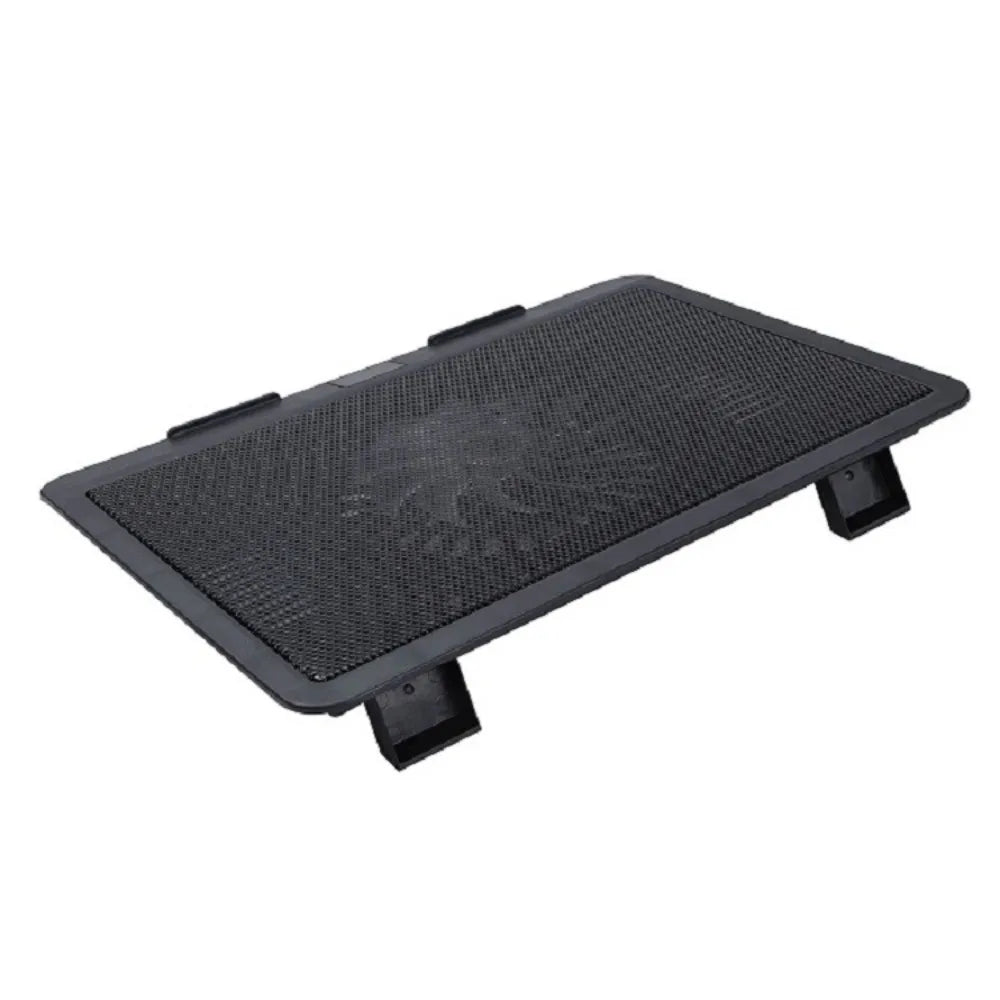 Durable Adjustable Laptop Cooling Pad USB Port Metal Mesh Laptop Cooler Fan LED Light Laptop Cooling Stand Office