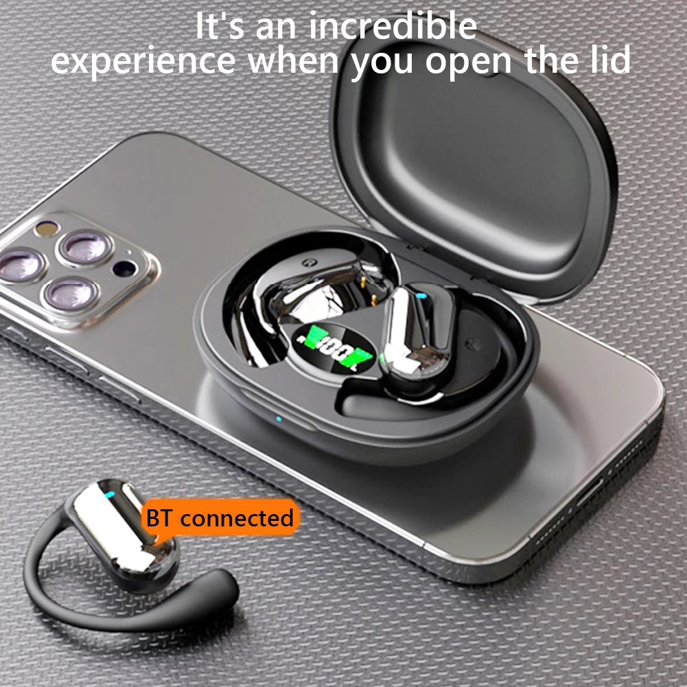 3-In-1 AI Translator Earbuds 144 Languages Noise Cancelling Bluetooth 5.3 Headset Translator Headphones Smart Voice Real Time