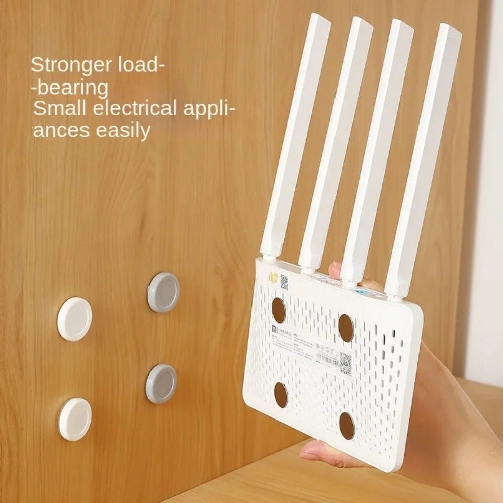 3/6/12PCS TV Remote Holder Magnetic Remote Control Holder Wall Mount Adhesive Remote Control Holder Strong Hold for Home Office