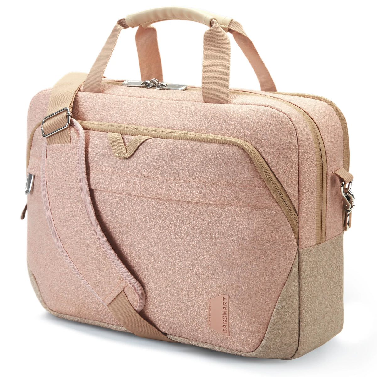 BAGSMART 17.3 Inch Laptop Bag Expandable Computer Bag Laptop Briefcase Men Women Laptop Shoulder Bag Work Business Travel Office