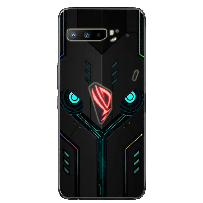 For Asus Rog Phone 3 ZS661KS Case Black Silicone Soft TPU Back Cover for Asus Rog Phone 3 Case ZS661KS Phone Cases Coque Funda