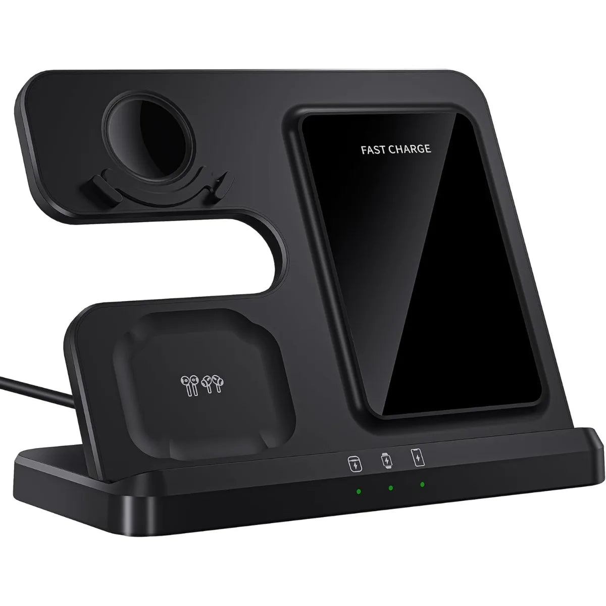 Wireless Charger Stand for Samsung 3 in 1 Fast Charging Station for Samsung Galaxy S25/S24/S23 Watch 8/7/6/5 Galaxy Buds 3/2/Pro