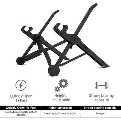 NEXSTAND K2 Laptop Stand Foldable Portable Height Adjustable Ventilated Bracket Notebook Holder Laptop Accessories