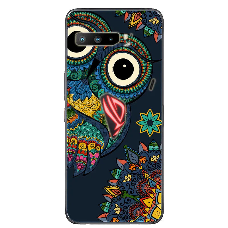 For Asus Rog Phone 3 ZS661KS Case Black Silicone Soft TPU Back Cover for Asus Rog Phone 3 Case ZS661KS Phone Cases Coque Funda