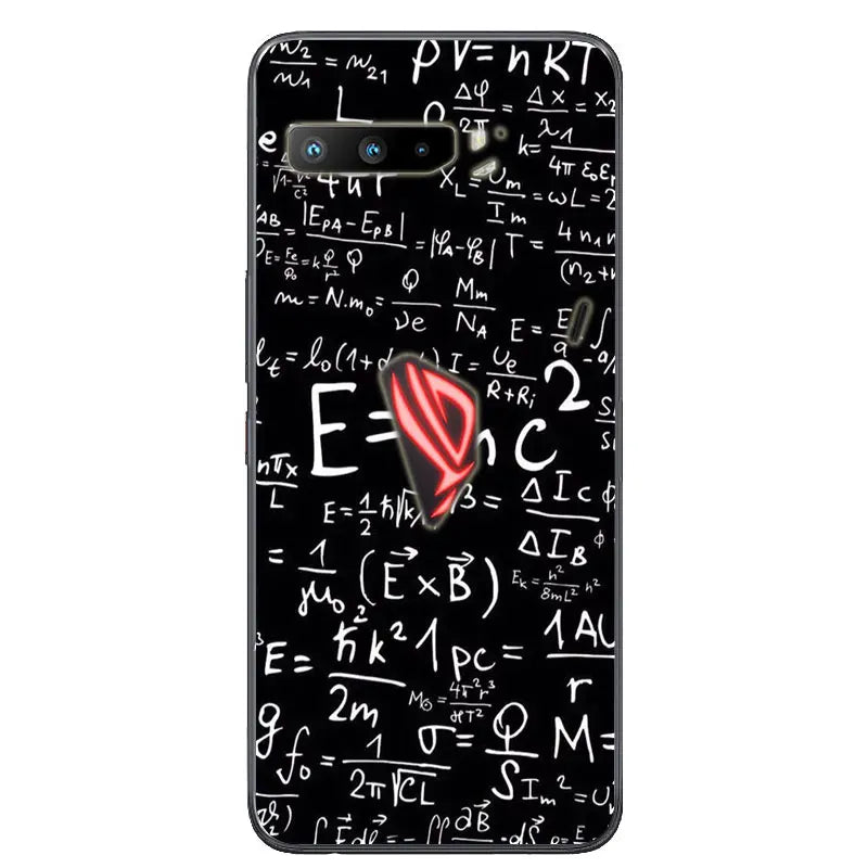 For Asus Rog Phone 3 ZS661KS Case Black Silicone Soft TPU Back Cover for Asus Rog Phone 3 Case ZS661KS Phone Cases Coque Funda