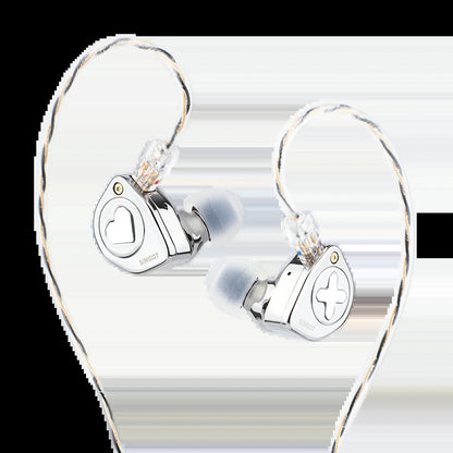 SIMGOT EW300 1Dd+1Planar+1Pzt Hybrid Driver IEM HIFI Earphones with Detachable Nozzles Silver-Plated OFC IEM Cable for Musician