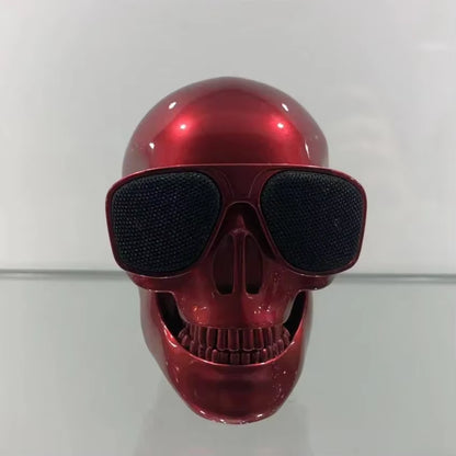 Portable Mini Bluetooth Skull Head Speaker - Wireless HD Stereo Subwoofer and Creative Home Decor