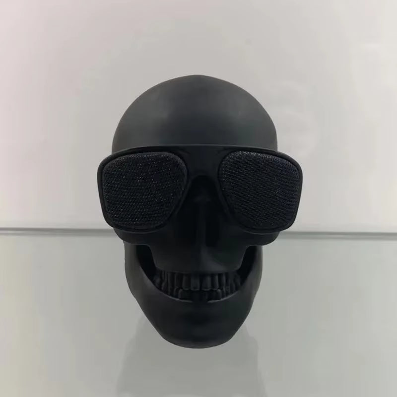 Portable Mini Bluetooth Skull Head Speaker - Wireless HD Stereo Subwoofer and Creative Home Decor