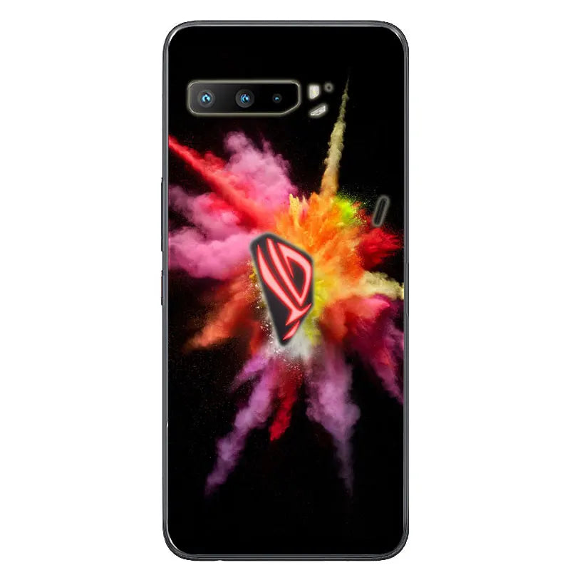 For Asus Rog Phone 3 ZS661KS Case Black Silicone Soft TPU Back Cover for Asus Rog Phone 3 Case ZS661KS Phone Cases Coque Funda