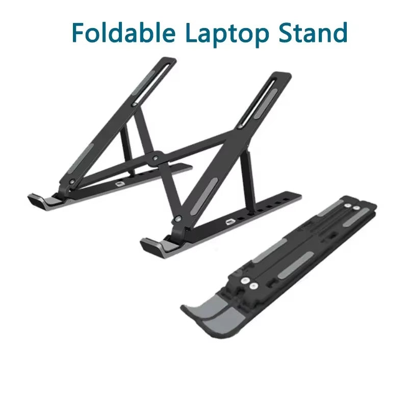 Foldable Laptop Stand ABS Adjustable Notebook Support Computer Bracket Base for Macbook Air Pro Lenovo Accessories Laptop Holder