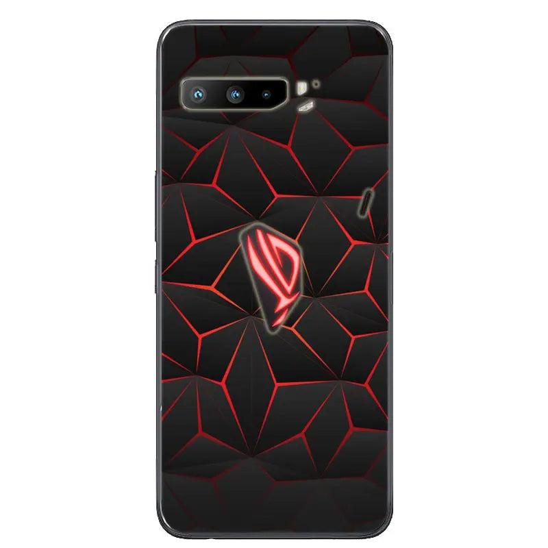 For Asus Rog Phone 3 ZS661KS Case Black Silicone Soft TPU Back Cover for Asus Rog Phone 3 Case ZS661KS Phone Cases Coque Funda