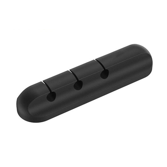 Desktop Silicone Cable Organizer Multipurpose Elastic Cord Cable Holder for Bundling and Fastening Earphone Phone Charger