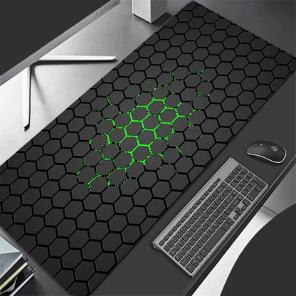 HEX Hexagon XXL Gaming Mouse Pad - Soft Keyboard Mat for Office and Desktop Use