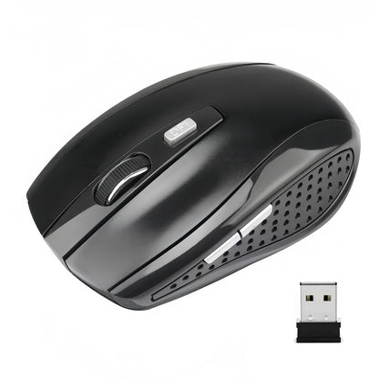 Slim Wireless Mouse 2.4Ghz Optical Mice 1600DPI USB Receiver Gamer Office Thin Mouse Ergonomic Design Mice for PC Laptop Desktop