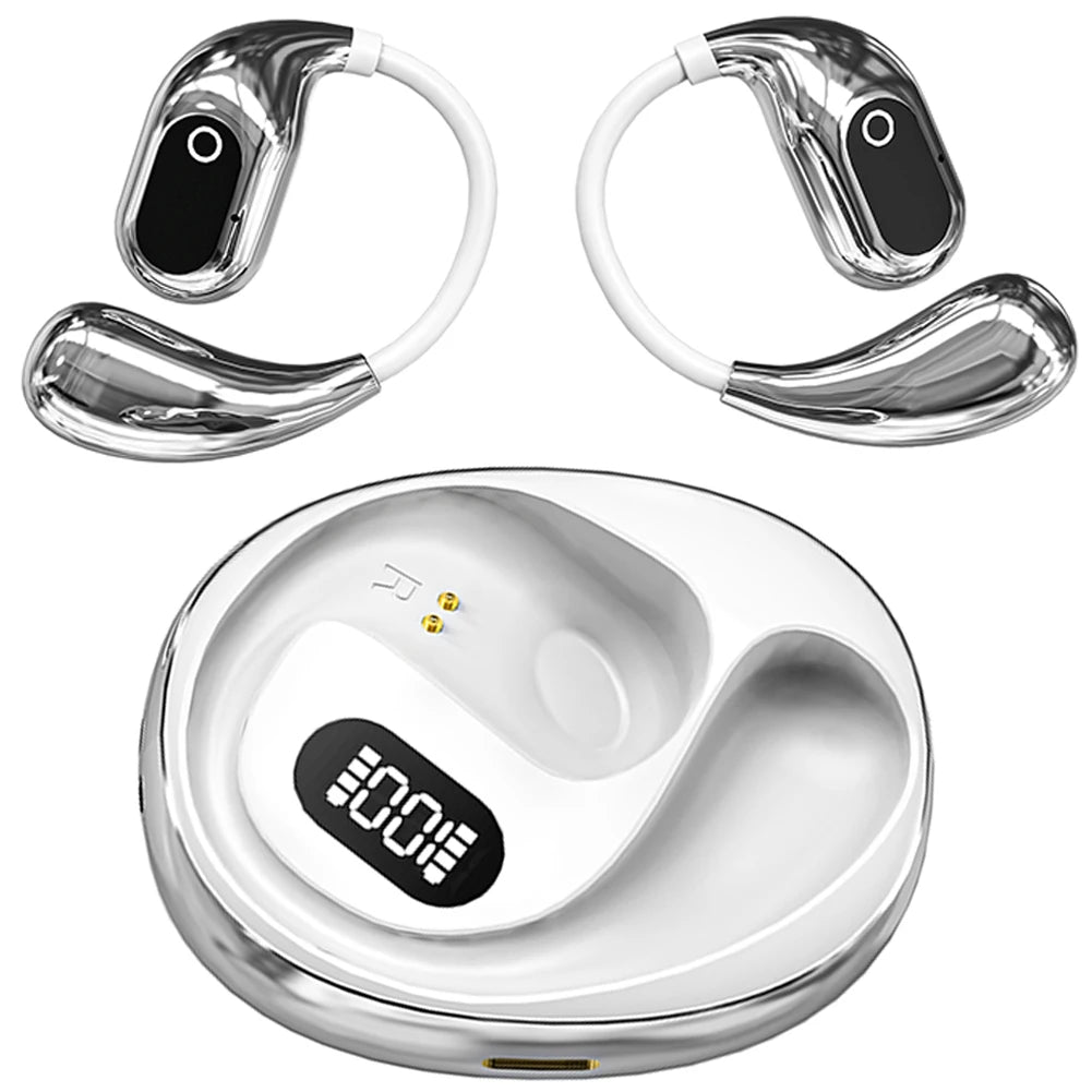 AI Language Translation Earbuds 138 Languages Bluetooth-Compatible 5.3 Translator Device Open Air Traductor for Travel Business