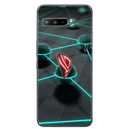 For Asus Rog Phone 3 ZS661KS Case Black Silicone Soft TPU Back Cover for Asus Rog Phone 3 Case ZS661KS Phone Cases Coque Funda