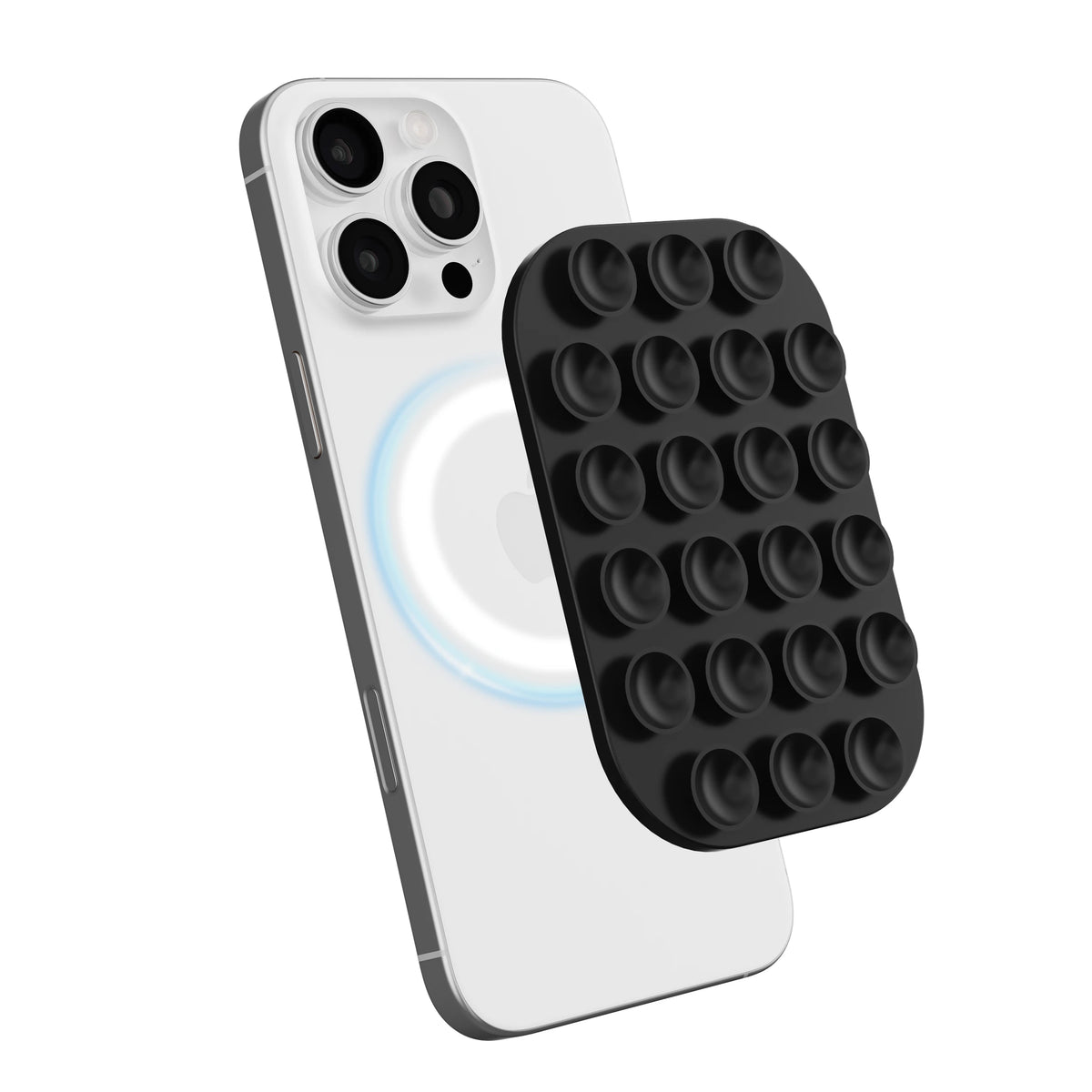 Cross-Border Bestseller Magnetic Suction Phone Stand Suitable for Magsafe Phone Cases Iphone Silicone Magnetic Suction Stand