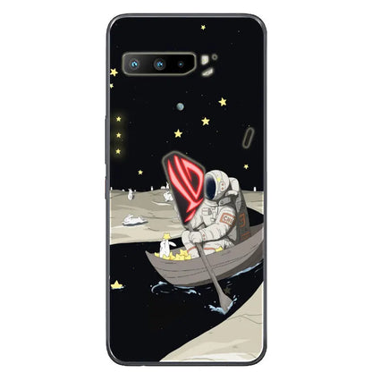 For Asus Rog Phone 3 ZS661KS Case Black Silicone Soft TPU Back Cover for Asus Rog Phone 3 Case ZS661KS Phone Cases Coque Funda