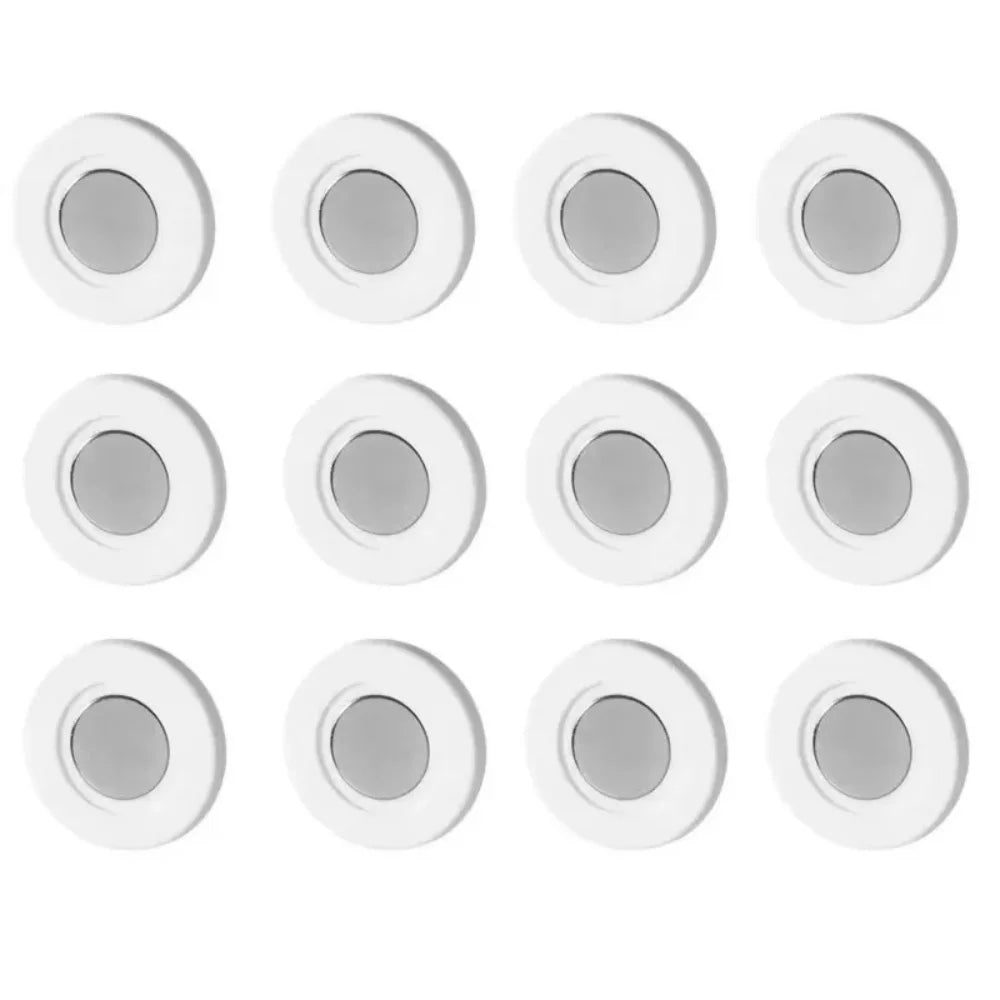3/6/12PCS TV Remote Holder Magnetic Remote Control Holder Wall Mount Adhesive Remote Control Holder Strong Hold for Home Office