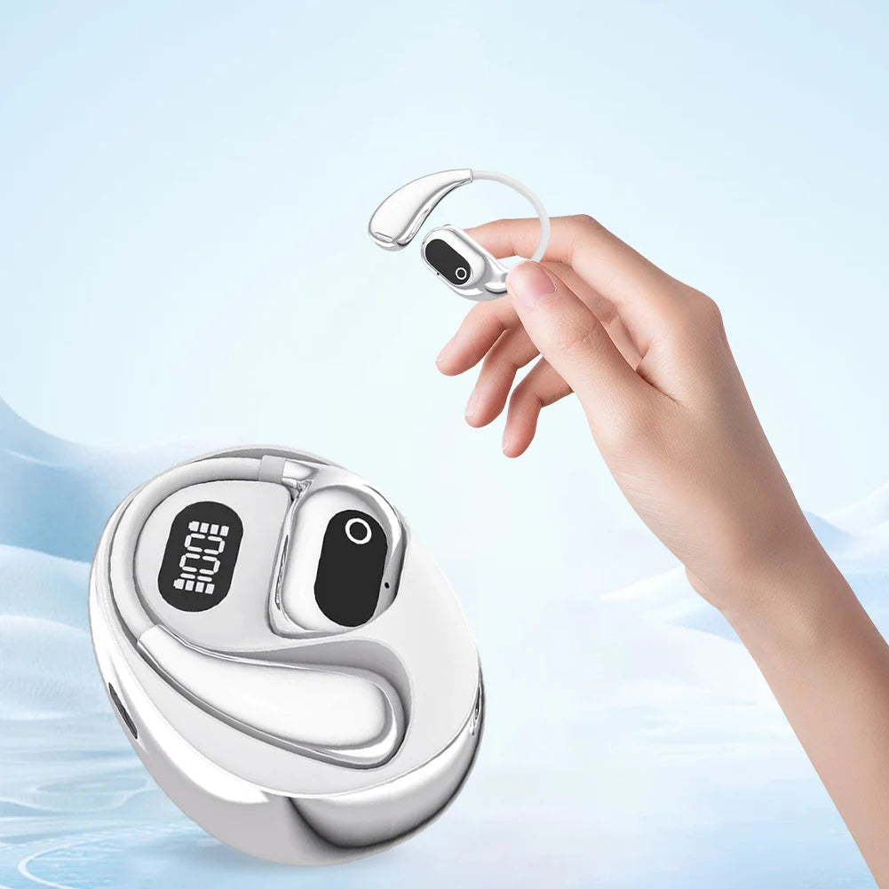 AI Language Translation Earbuds 138 Languages Bluetooth-Compatible 5.3 Translator Device Open Air Traductor for Travel Business