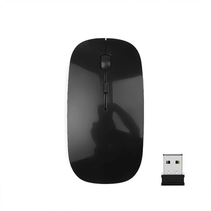 Slim Wireless Mouse 2.4Ghz Optical Mice 1600DPI USB Receiver Gamer Office Thin Mouse Ergonomic Design Mice for PC Laptop Desktop