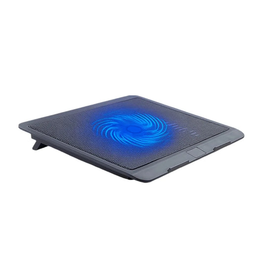 Durable Adjustable Laptop Cooling Pad USB Port Metal Mesh Laptop Cooler Fan LED Light Laptop Cooling Stand Office