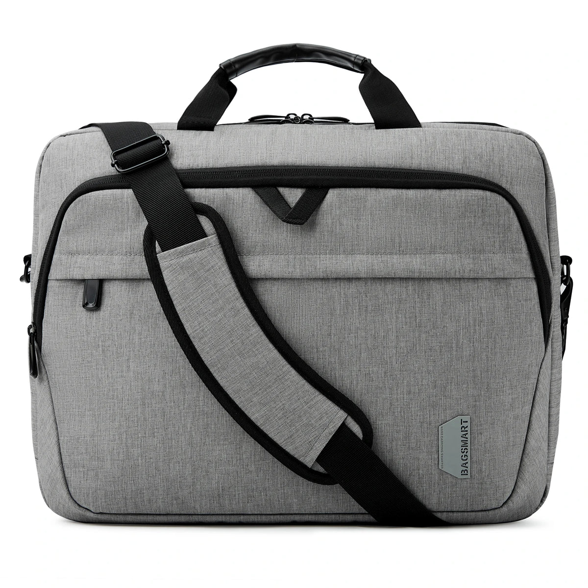 BAGSMART 17.3 Inch Laptop Bag Expandable Computer Bag Laptop Briefcase Men Women Laptop Shoulder Bag Work Business Travel Office