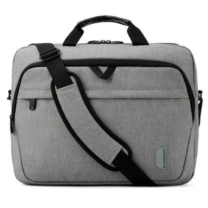 BAGSMART 17.3 Inch Laptop Bag Expandable Computer Bag Laptop Briefcase Men Women Laptop Shoulder Bag Work Business Travel Office