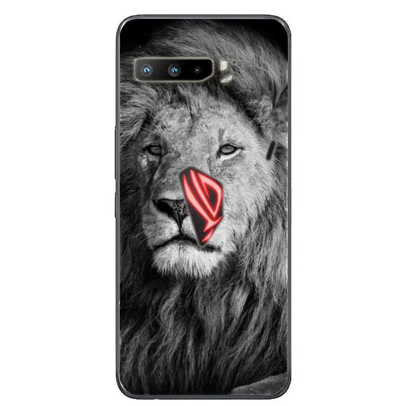 For Asus Rog Phone 3 ZS661KS Case Black Silicone Soft TPU Back Cover for Asus Rog Phone 3 Case ZS661KS Phone Cases Coque Funda