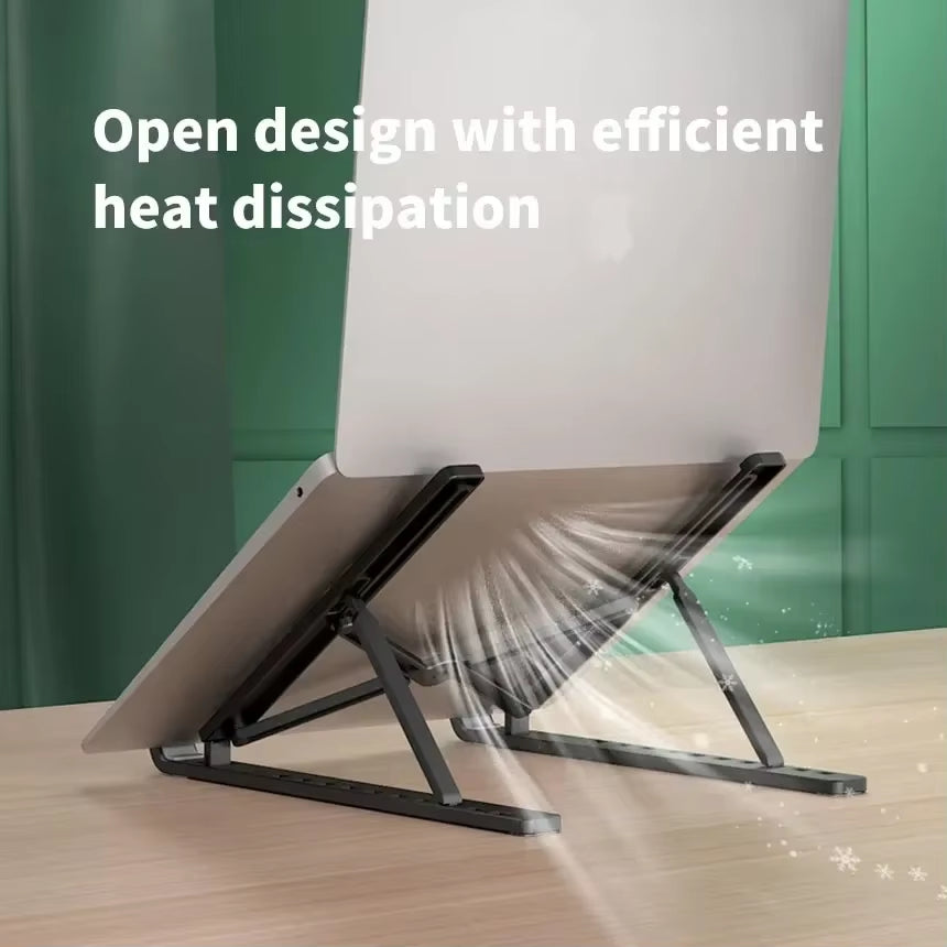 Foldable Laptop Stand ABS Adjustable Notebook Support Computer Bracket Base for Macbook Air Pro Lenovo Accessories Laptop Holder