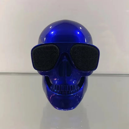 Portable Mini Bluetooth Skull Head Speaker - Wireless HD Stereo Subwoofer and Creative Home Decor