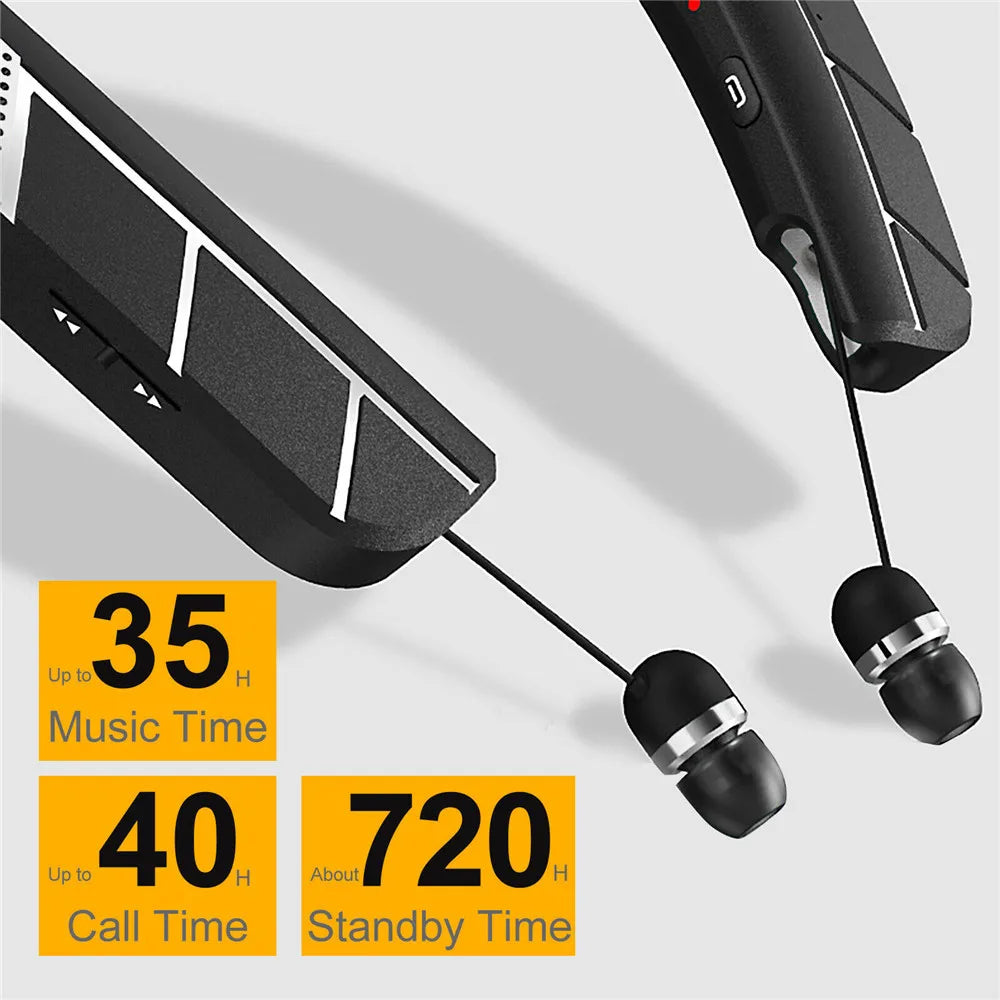 Bluetooth LZ-6 LZ-5 5.0 Neckband Headset Wireless Earphone Speaker Headphone Waterproof Sport Headset with Mic Noisecancelling