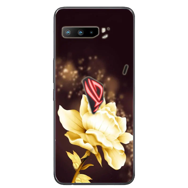 For Asus Rog Phone 3 ZS661KS Case Black Silicone Soft TPU Back Cover for Asus Rog Phone 3 Case ZS661KS Phone Cases Coque Funda
