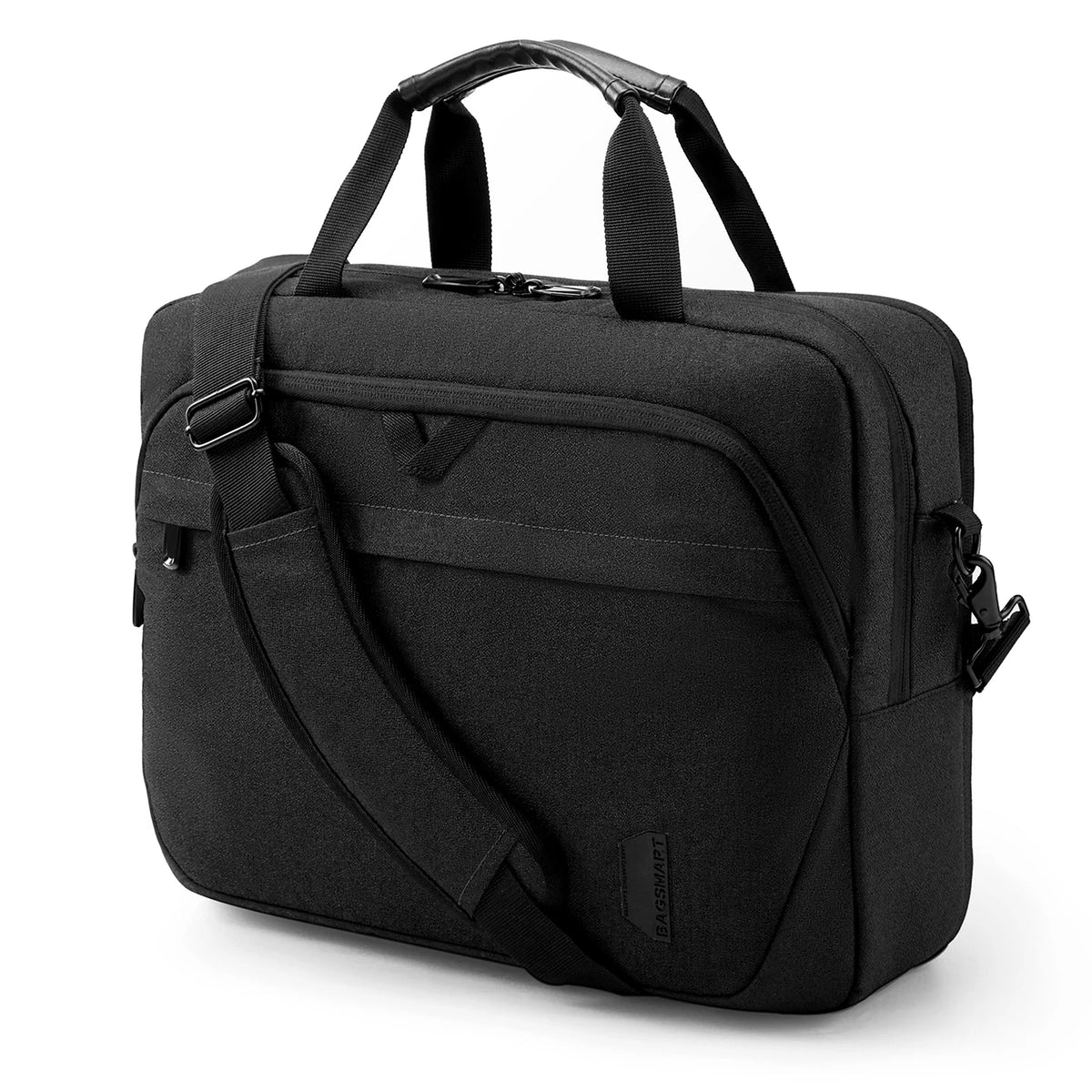 BAGSMART 17.3 Inch Laptop Bag Expandable Computer Bag Laptop Briefcase Men Women Laptop Shoulder Bag Work Business Travel Office