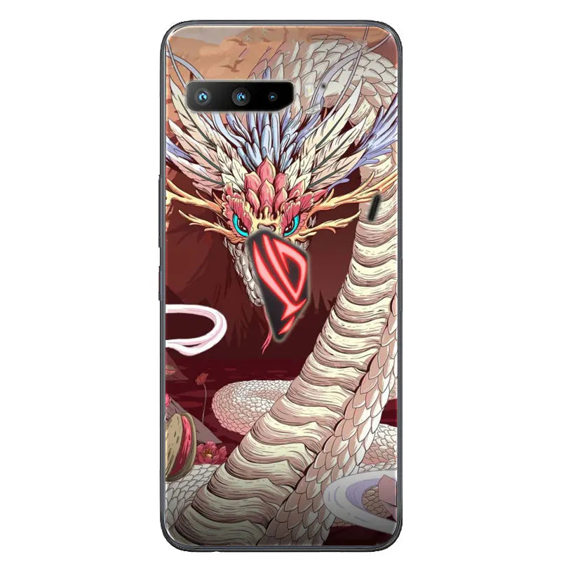 For Asus Rog Phone 3 ZS661KS Case Black Silicone Soft TPU Back Cover for Asus Rog Phone 3 Case ZS661KS Phone Cases Coque Funda
