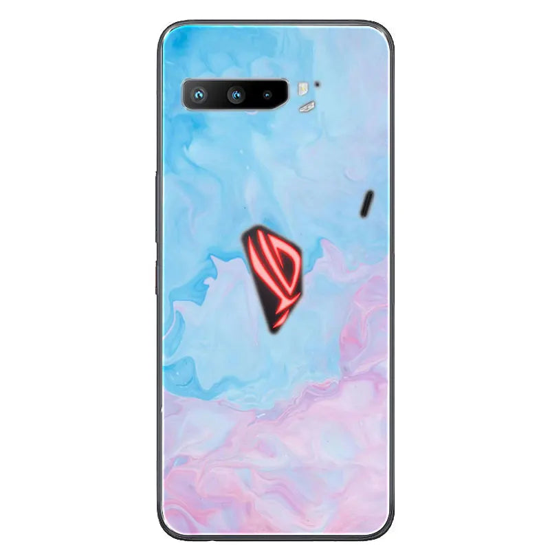 For Asus Rog Phone 3 ZS661KS Case Black Silicone Soft TPU Back Cover for Asus Rog Phone 3 Case ZS661KS Phone Cases Coque Funda