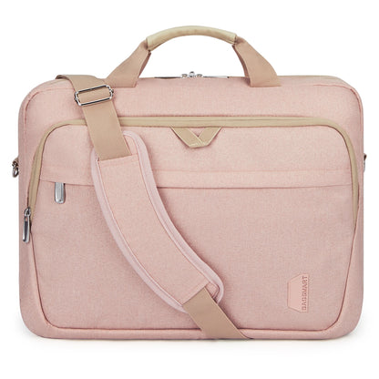 BAGSMART 17.3 Inch Laptop Bag Expandable Computer Bag Laptop Briefcase Men Women Laptop Shoulder Bag Work Business Travel Office