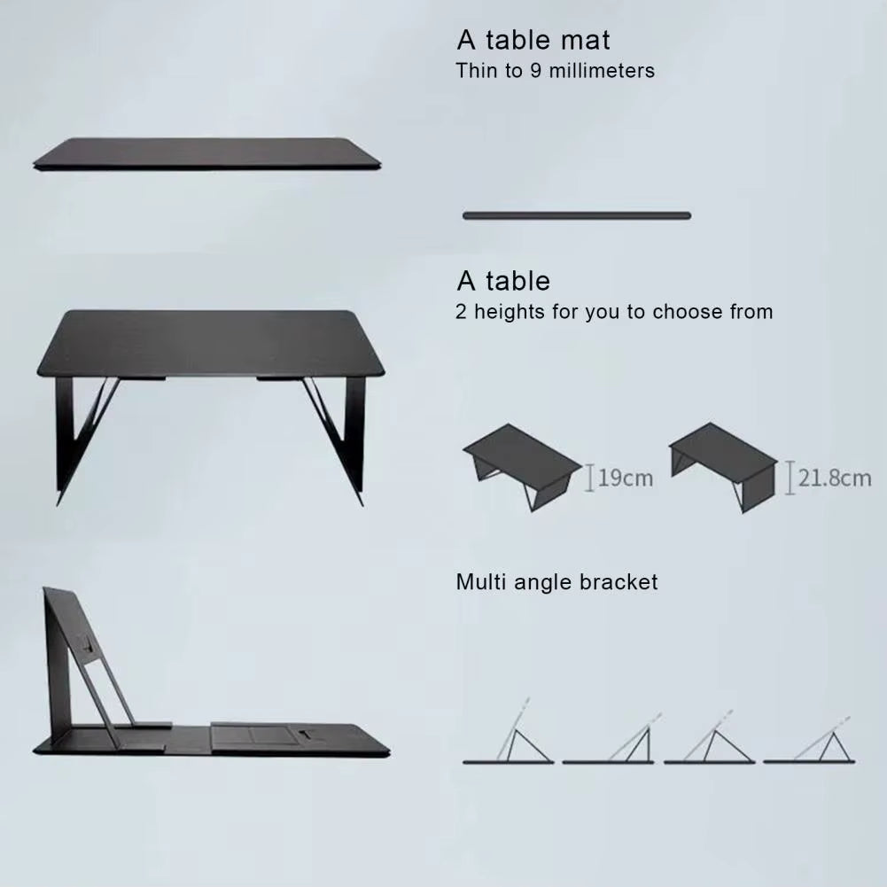 6-In-1 Laptop Stand Foldable Computer Support Laptop Desk