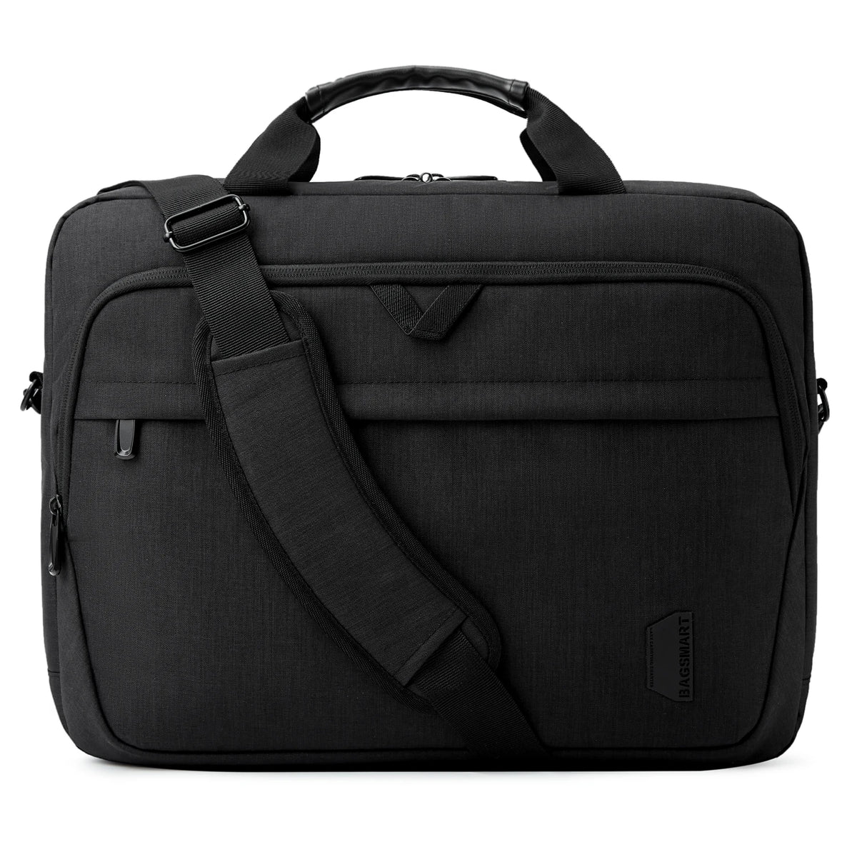 BAGSMART 17.3 Inch Laptop Bag Expandable Computer Bag Laptop Briefcase Men Women Laptop Shoulder Bag Work Business Travel Office