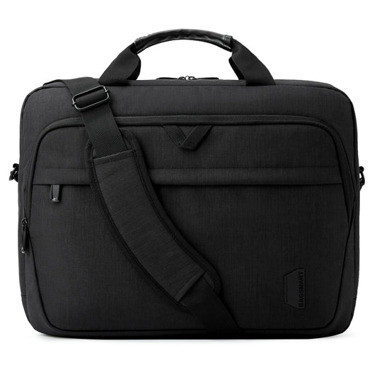 BAGSMART 17.3 Inch Laptop Bag Expandable Computer Bag Laptop Briefcase Men Women Laptop Shoulder Bag Work Business Travel Office