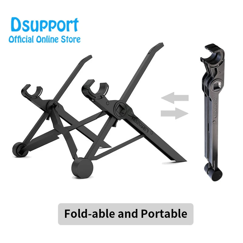 NEXSTAND K2 Laptop Stand Folding Portable Adjustable Laptop Lapdesk Office Lapdesk Ergonomic Notebook Stand