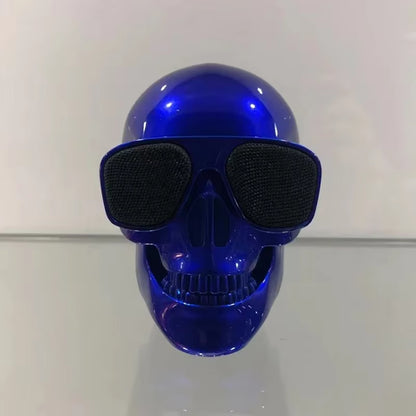 Portable Mini Bluetooth Skull Head Speaker - Wireless HD Stereo Subwoofer and Creative Home Decor