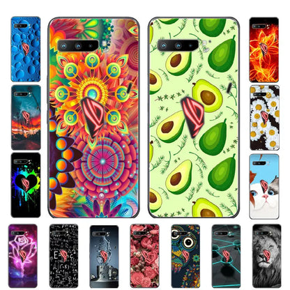 For Asus Rog Phone 3 ZS661KS Case Black Silicone Soft TPU Back Cover for Asus Rog Phone 3 Case ZS661KS Phone Cases Coque Funda