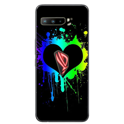 For Asus Rog Phone 3 ZS661KS Case Black Silicone Soft TPU Back Cover for Asus Rog Phone 3 Case ZS661KS Phone Cases Coque Funda