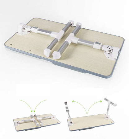Laptop Desk for Bed Adjustable Computer Tray Foldable Bed Desk for Laptop Notebook Portable Laptop Table with Cooling Fan