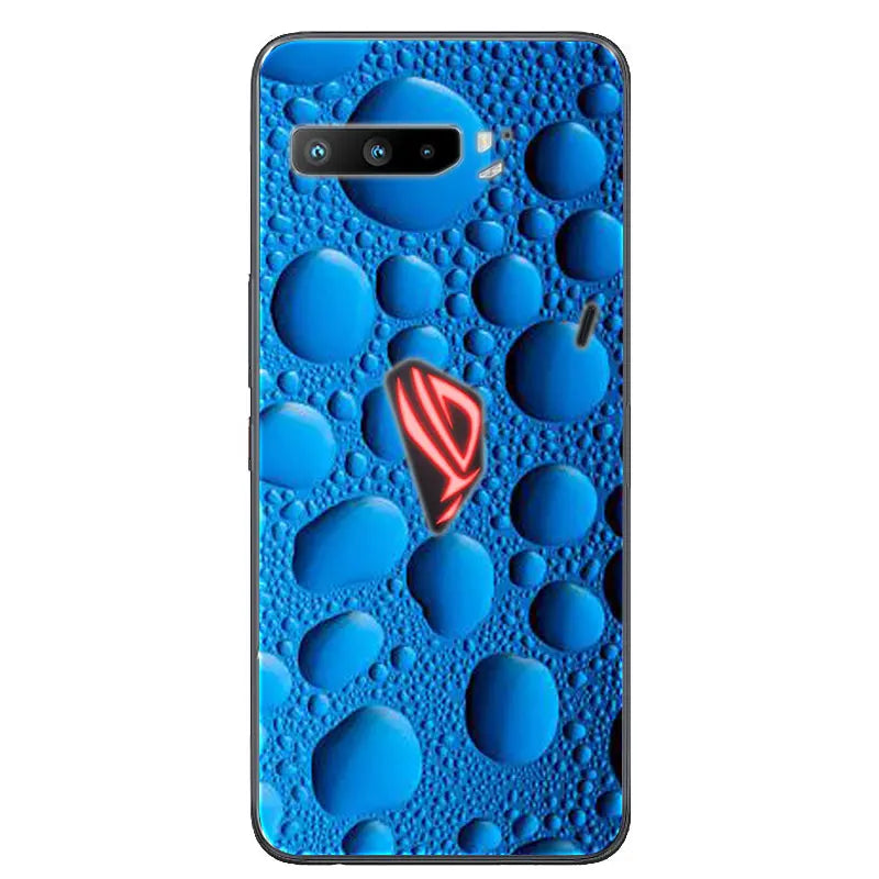 For Asus Rog Phone 3 ZS661KS Case Black Silicone Soft TPU Back Cover for Asus Rog Phone 3 Case ZS661KS Phone Cases Coque Funda